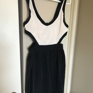 Black and white dress